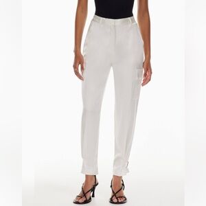 NWT Babaton Refined Satin Cargo Pant (color espace)